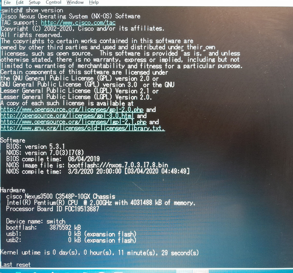  Cisco Nexus 3548-X 48-Port 10G SFP+ (N3K-C3548P-10GX V01)