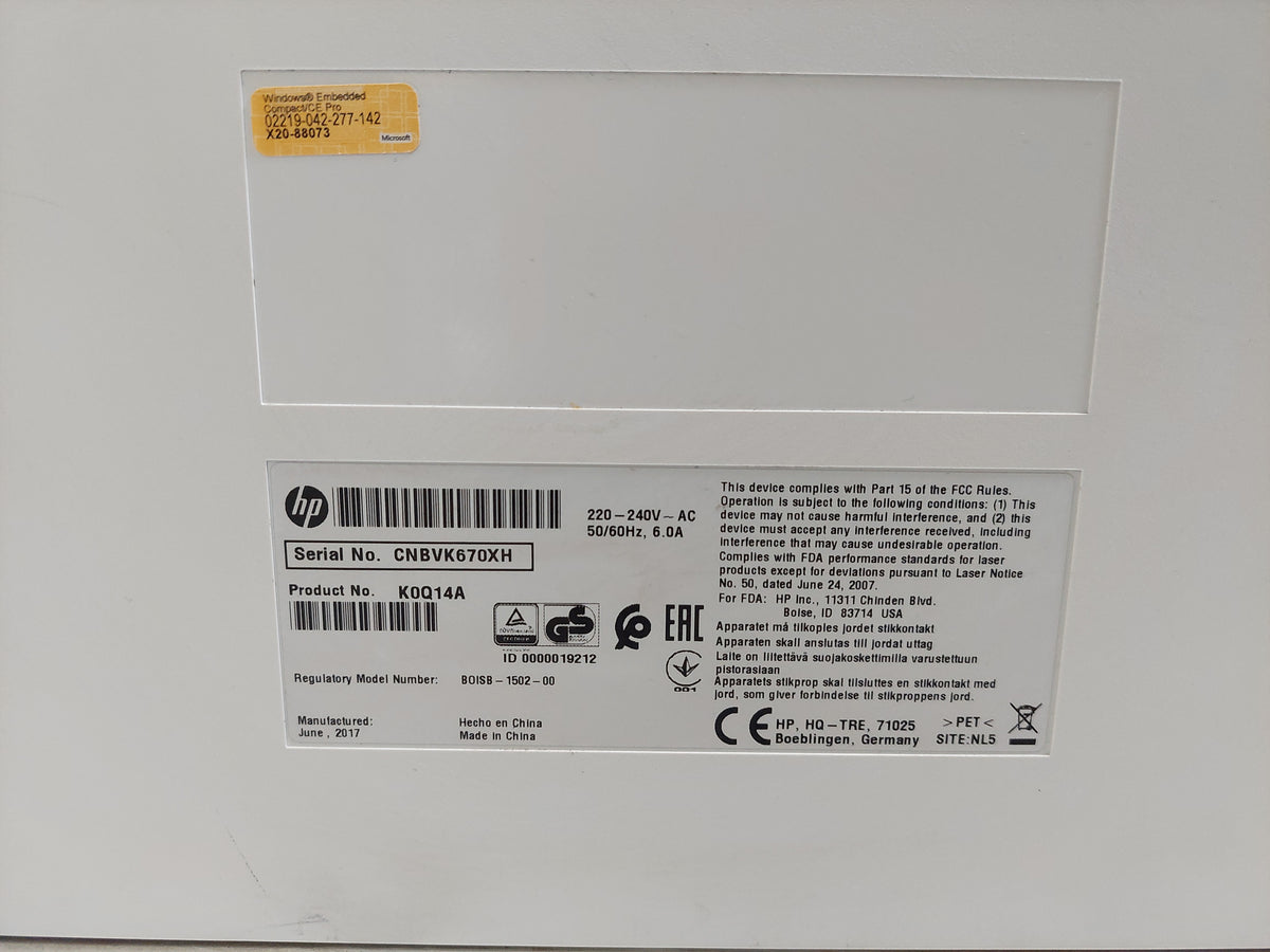HP LaserJet Enterprise M607 A4 Mono Network Laser Printer 52ppm 1200dpi