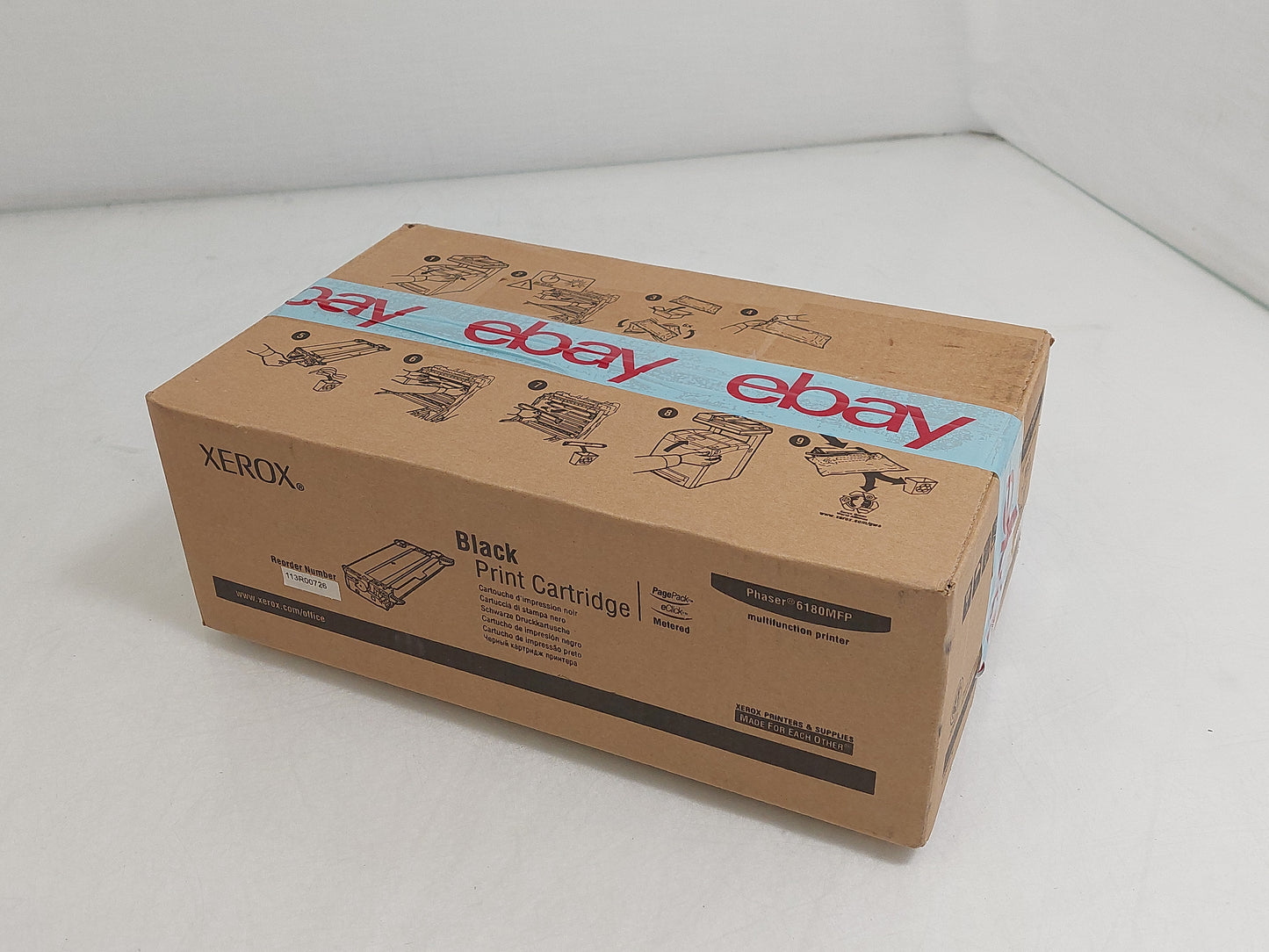 Genuine Xerox 113R00726 High Capacity Black Toner Cartridge – Phaser 6180 / 6180MFP