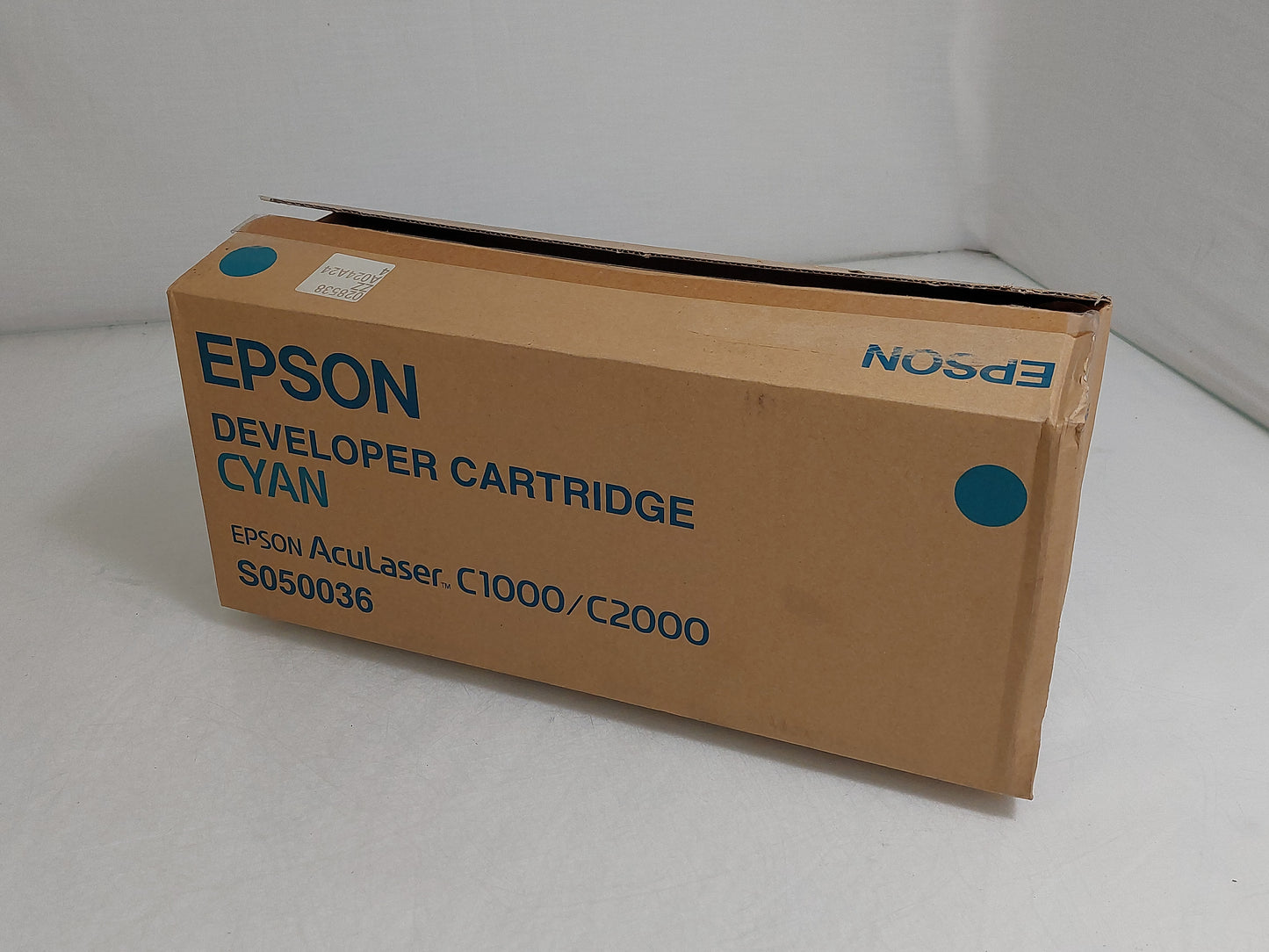 Genuine Epson S050036 Cyan Developer Toner Cartridge – AcuLaser C1000/C2000