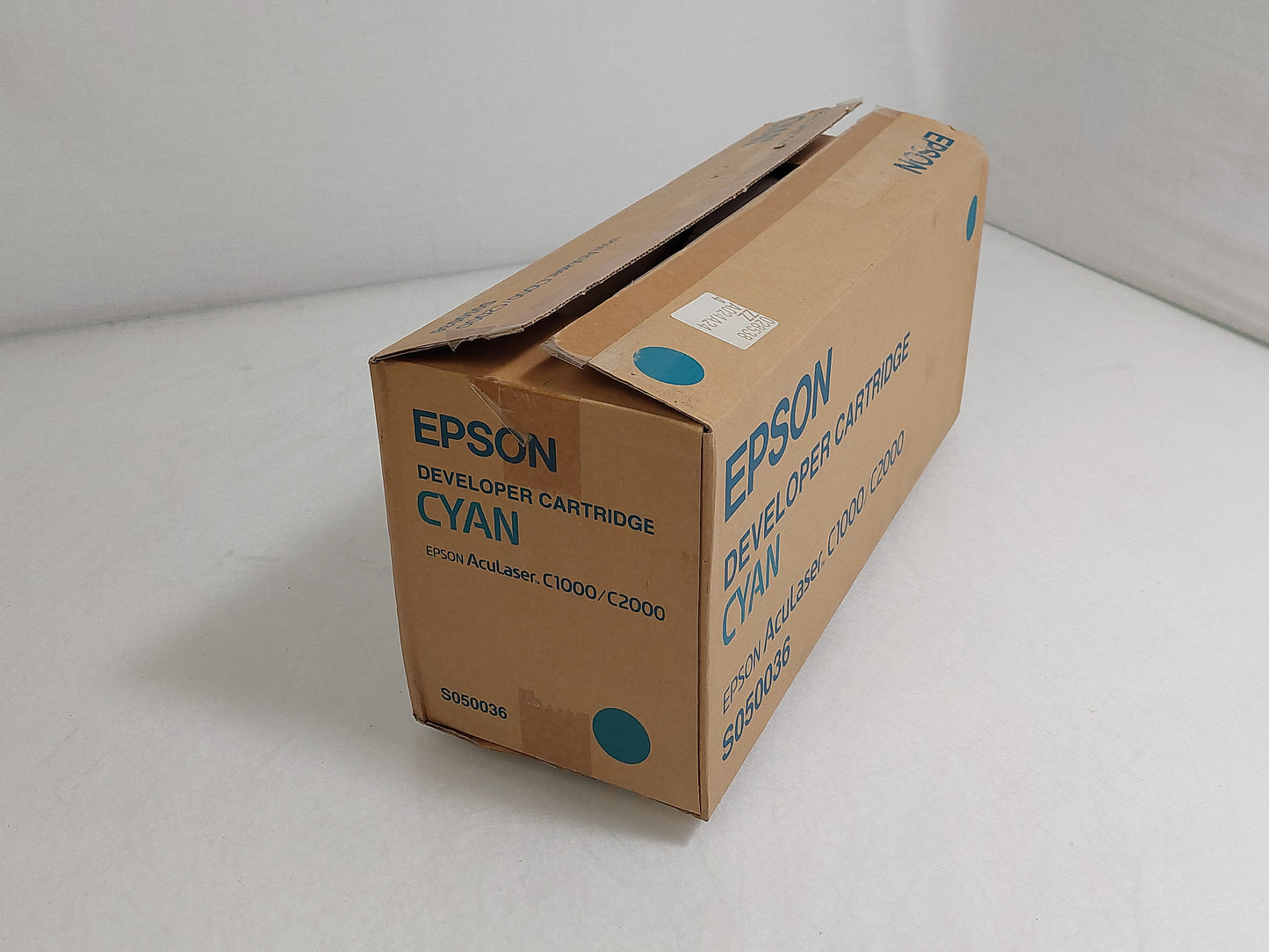 Genuine Epson S050036 Cyan Developer Toner Cartridge – AcuLaser C1000/C2000