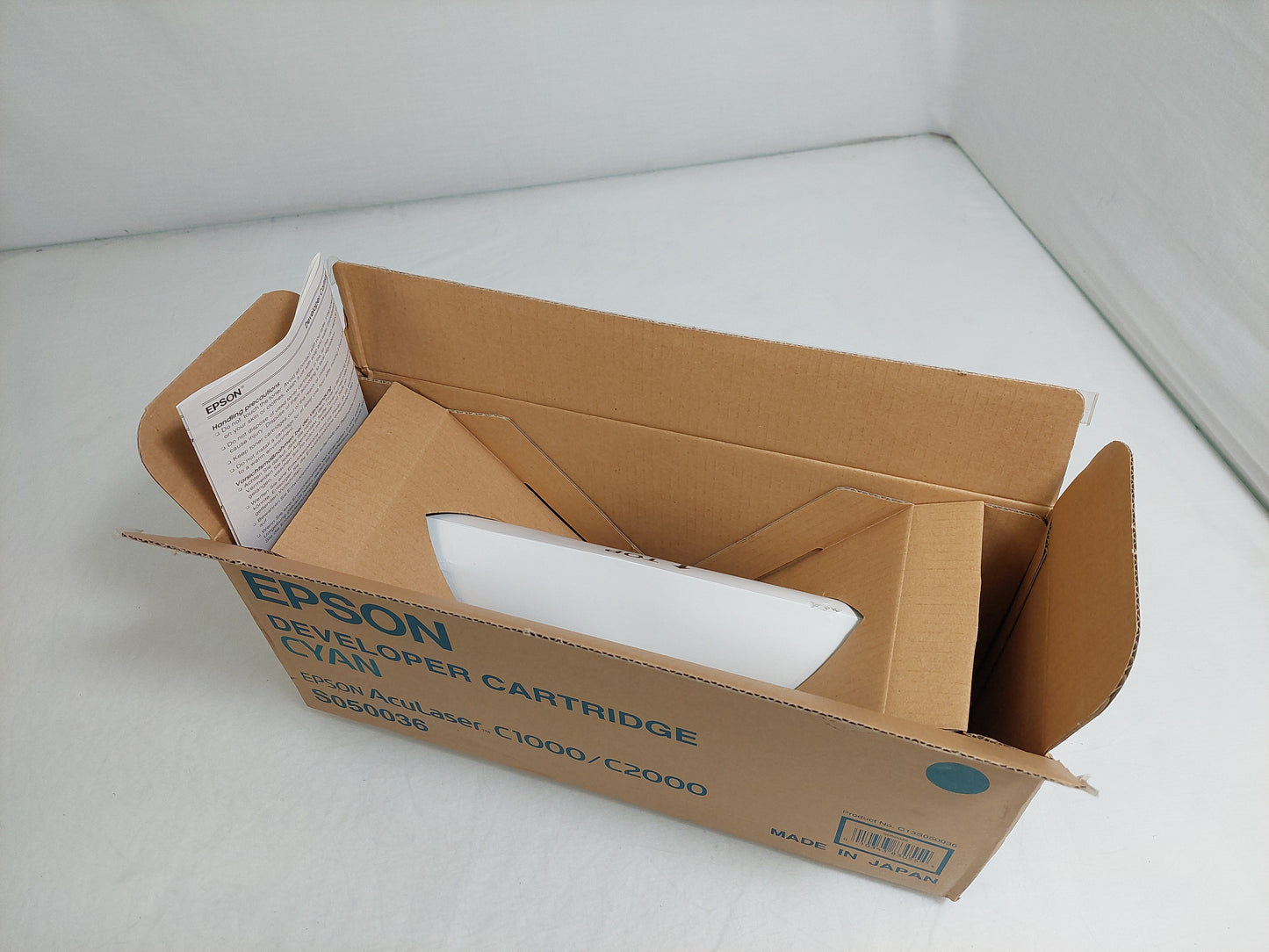 Genuine Epson S050036 Cyan Developer Toner Cartridge – AcuLaser C1000/C2000