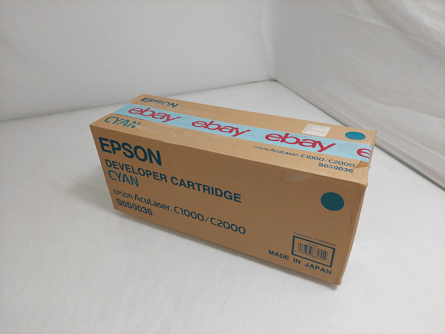 Genuine Epson S050036 Cyan Developer Toner Cartridge – AcuLaser C1000/C2000