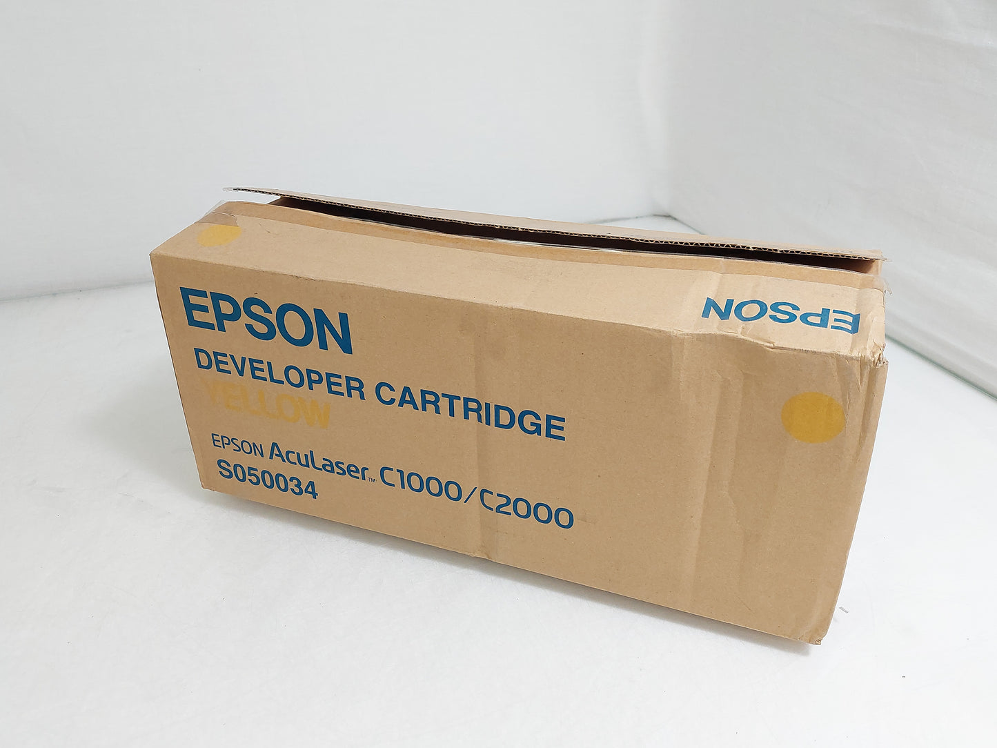 Genuine Epson S050034 Yellow Developer Toner Cartridge – AcuLaser C1000/C2000