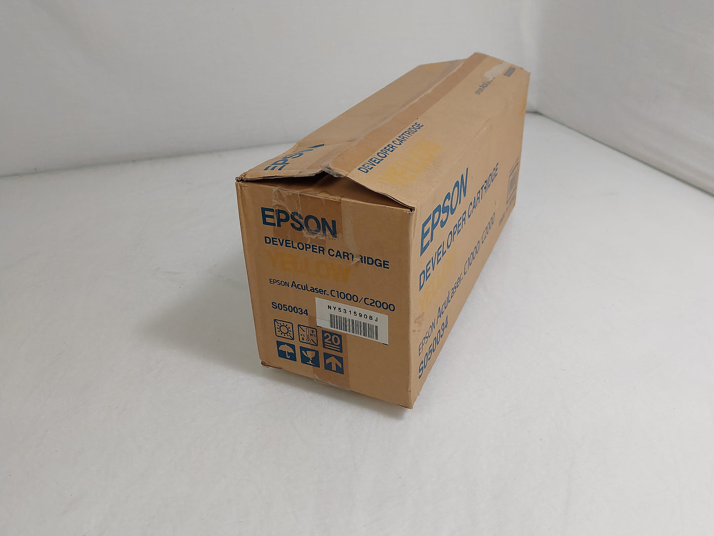 Genuine Epson S050034 Yellow Developer Toner Cartridge – AcuLaser C1000/C2000