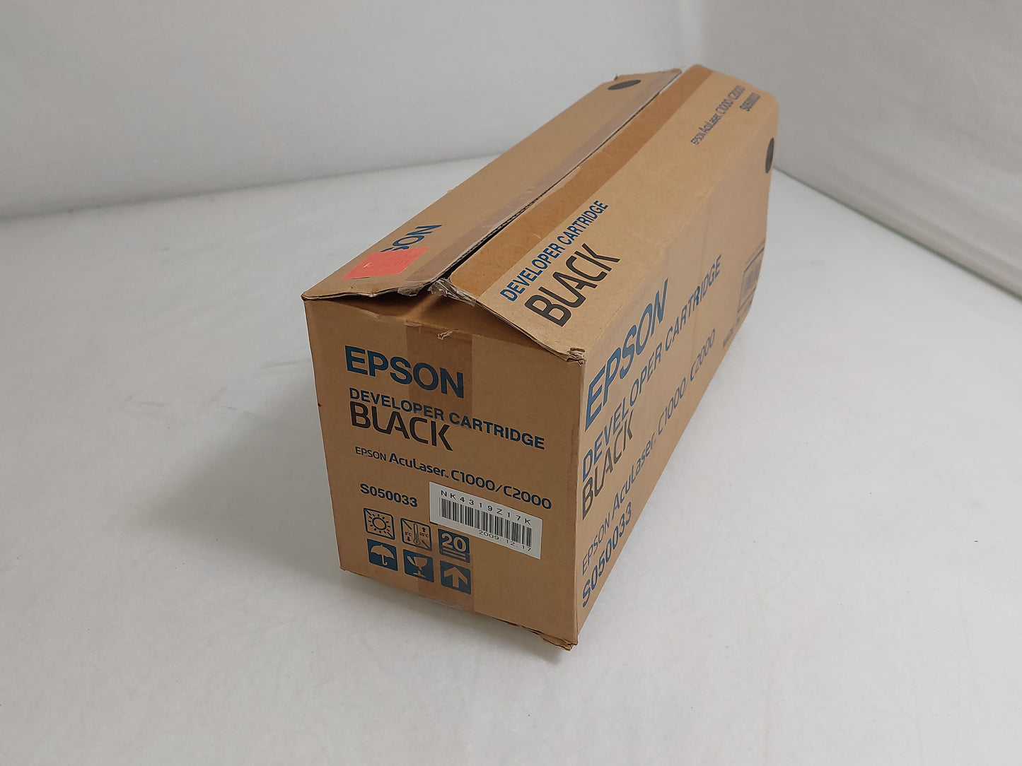 Genuine Epson S050033 Black Developer Toner Cartridge – AcuLaser C1000/C2000