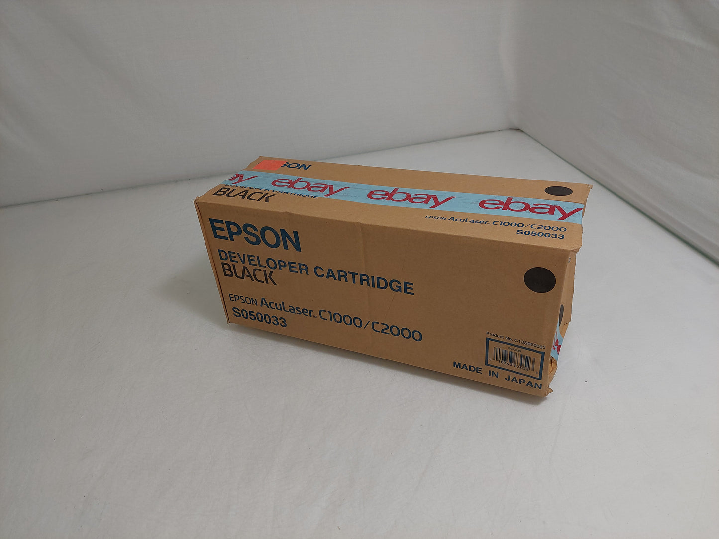 Genuine Epson S050033 Black Developer Toner Cartridge – AcuLaser C1000/C2000