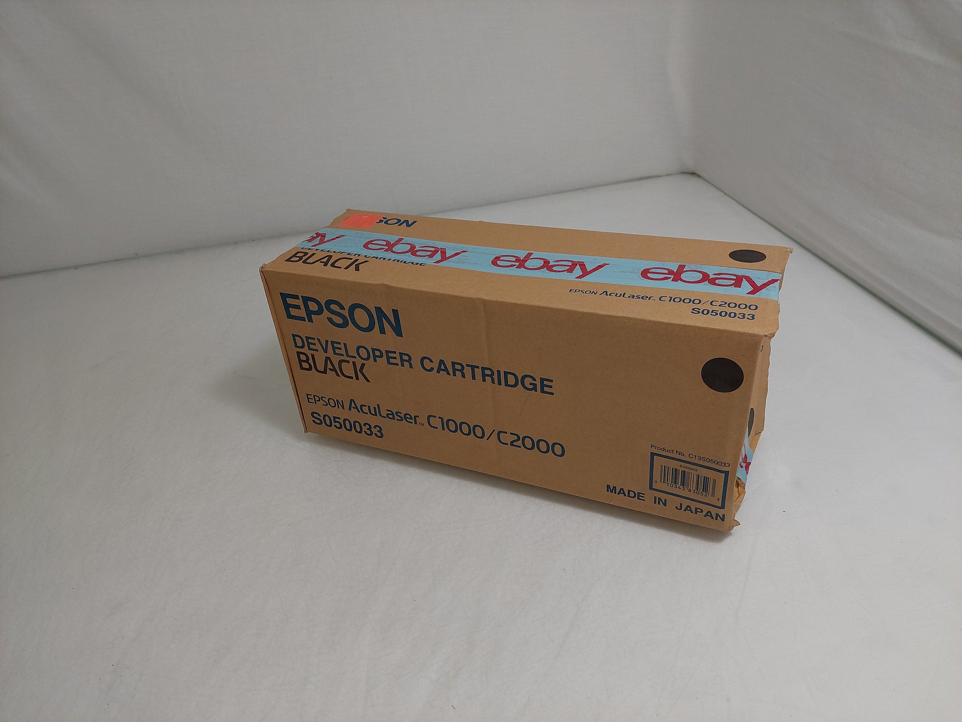 Genuine Epson S050033 Black Developer Toner Cartridge – AcuLaser C1000/C2000