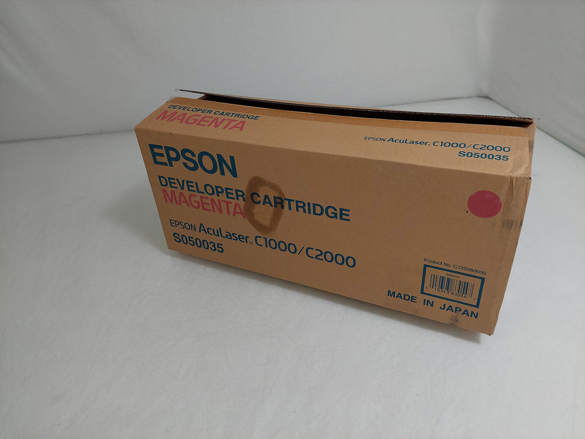 Epson S050035 AcuLaser C1000/C2000 Standard Capacity Magenta Developer Cartridge