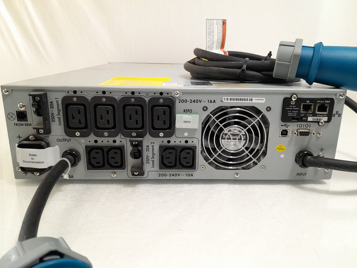 HP R5000 INTL 5000VA / 4500W Line-Interactive 3U Rackmount UPS (HSTNR-U020-I, No Batteries)