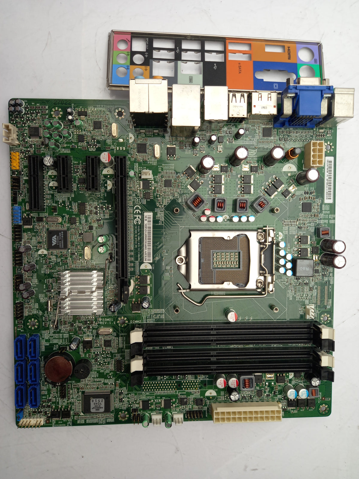 FOXCONN H57M01A1-1.1-8EKS3H LGA1156 DDR3 Motherboard With I/O Shield