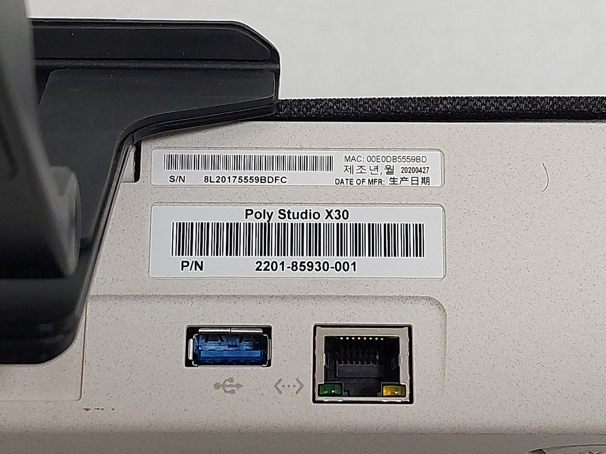 HP Poly Studio X30 Conference Room Camera
