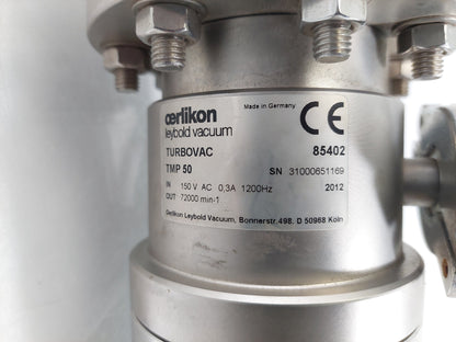 Oerlikon Leybold Vacuum Turbovac TMP 50 Turbomolecular Pump