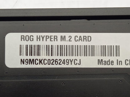 ASUS ROG HYPER M.2 NVMe Card Expansion Card PCIe 5.0 with USB Installation