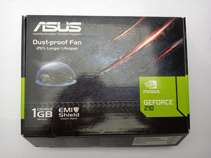 ASUS NVIDIA GeForce 210 1GB DDR3 PCI-E Graphics Card 210-1GD3-L - New in Box