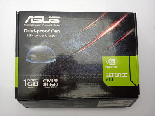 ASUS NVIDIA GeForce 210 1GB DDR3 PCI-E Graphics Card 210-1GD3-L - New in Box