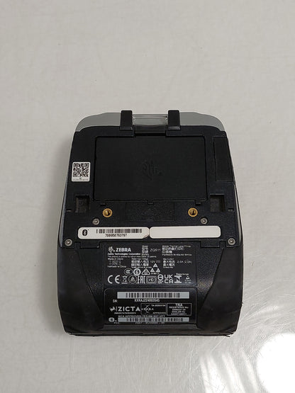 Zebra ZQ511 3" Rugged Mobile Printer - Missing Port Cover