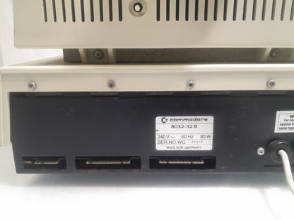 Commodore CBM 8032-32B PET 96KB Vintage Computer 64K Expansion No Power