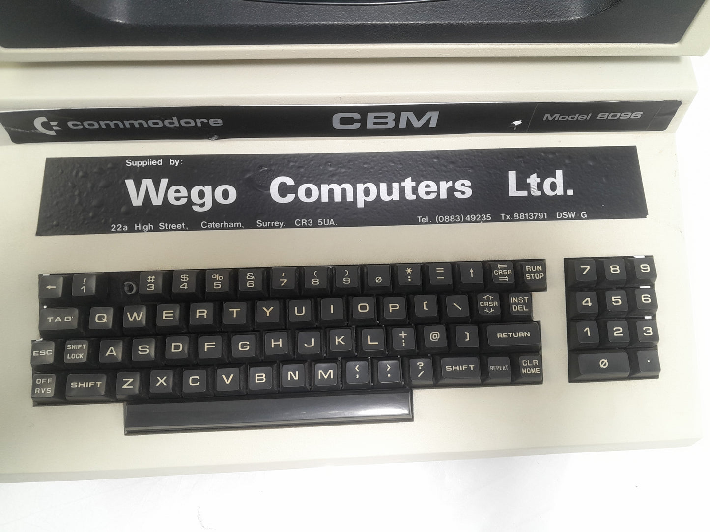 Commodore CBM 8096 PET 96KB Vintage Computer – Faulty / Spares or Repair