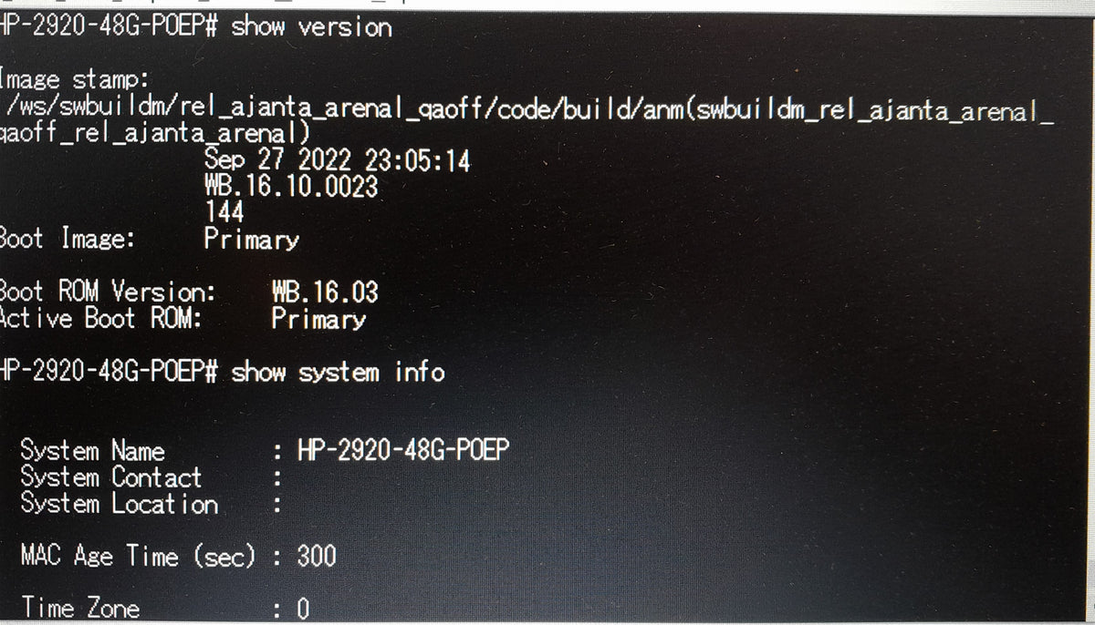 HPE Aruba 2920-48G-PoE+ Managed Layer 3 Switch (J9729A) | Regulatory Model: RSVLC-1201B