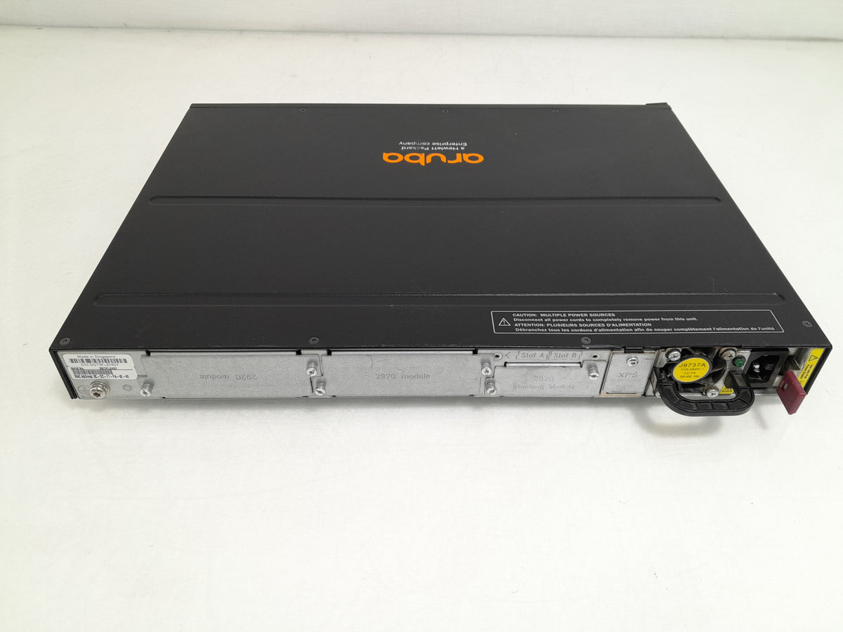HPE Aruba 2920-48G-PoE+ Managed Layer 3 Switch (J9729A) | Regulatory Model: RSVLC-1201B