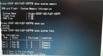HPE Aruba 2930F 48G PoE+ 4SFP+ 48-Port Gigabit Layer 3 Managed Network Switch (JL256A)