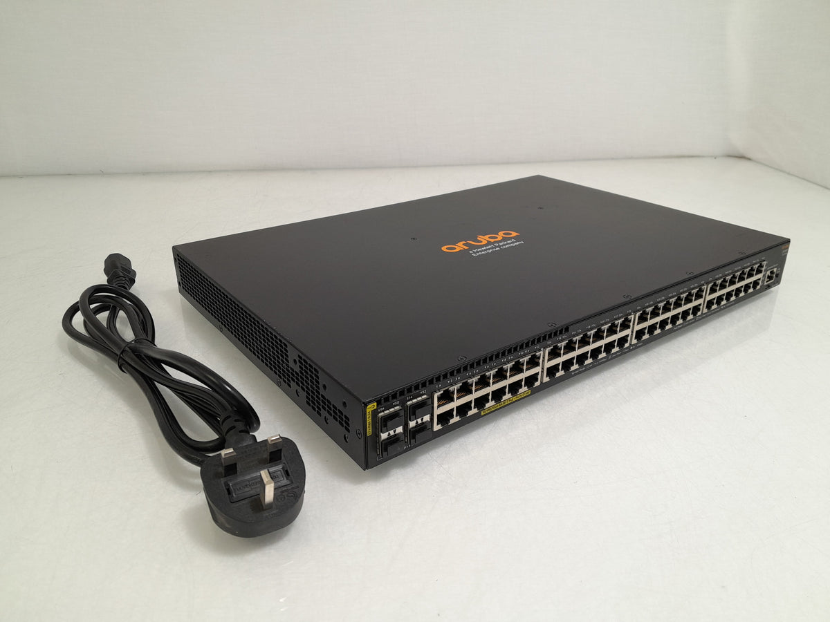 HPE Aruba 2930F 48G PoE+ 4SFP+ 48-Port Gigabit Layer 3 Managed Network Switch (JL256A)