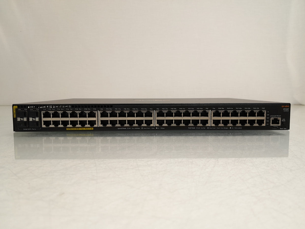 HPE Aruba 2930F 48G PoE+ 4SFP+ 48-Port Gigabit Layer 3 Managed Network Switch (JL256A)