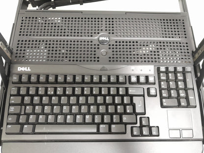 Dell HP535 17FP 1U Rackmount KMM Server Console with Rail Kit & Cables