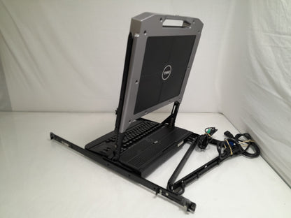 Dell HP535 17FP 1U Rackmount KMM Server Console with Rail Kit & Cables