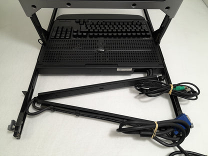 Dell HP535 17FP 1U Rackmount KMM Server Console with Rail Kit & Cables
