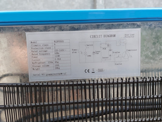 Labcold RLDF0505 150-Litre Pharmacy and Laboratory Refrigerator