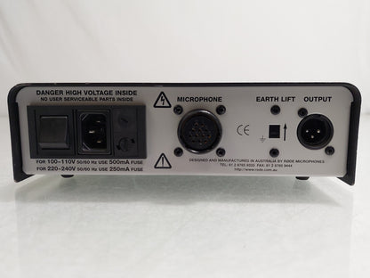 RØDE NTV Valve Microphone Power Supply Unit