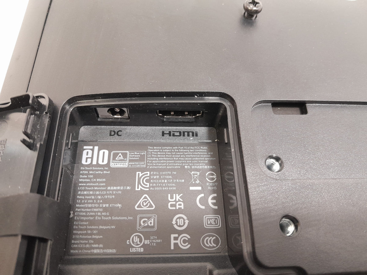 Elo Touch Solutions 1004L 10.1" Touchscreen Monitor (E968703)