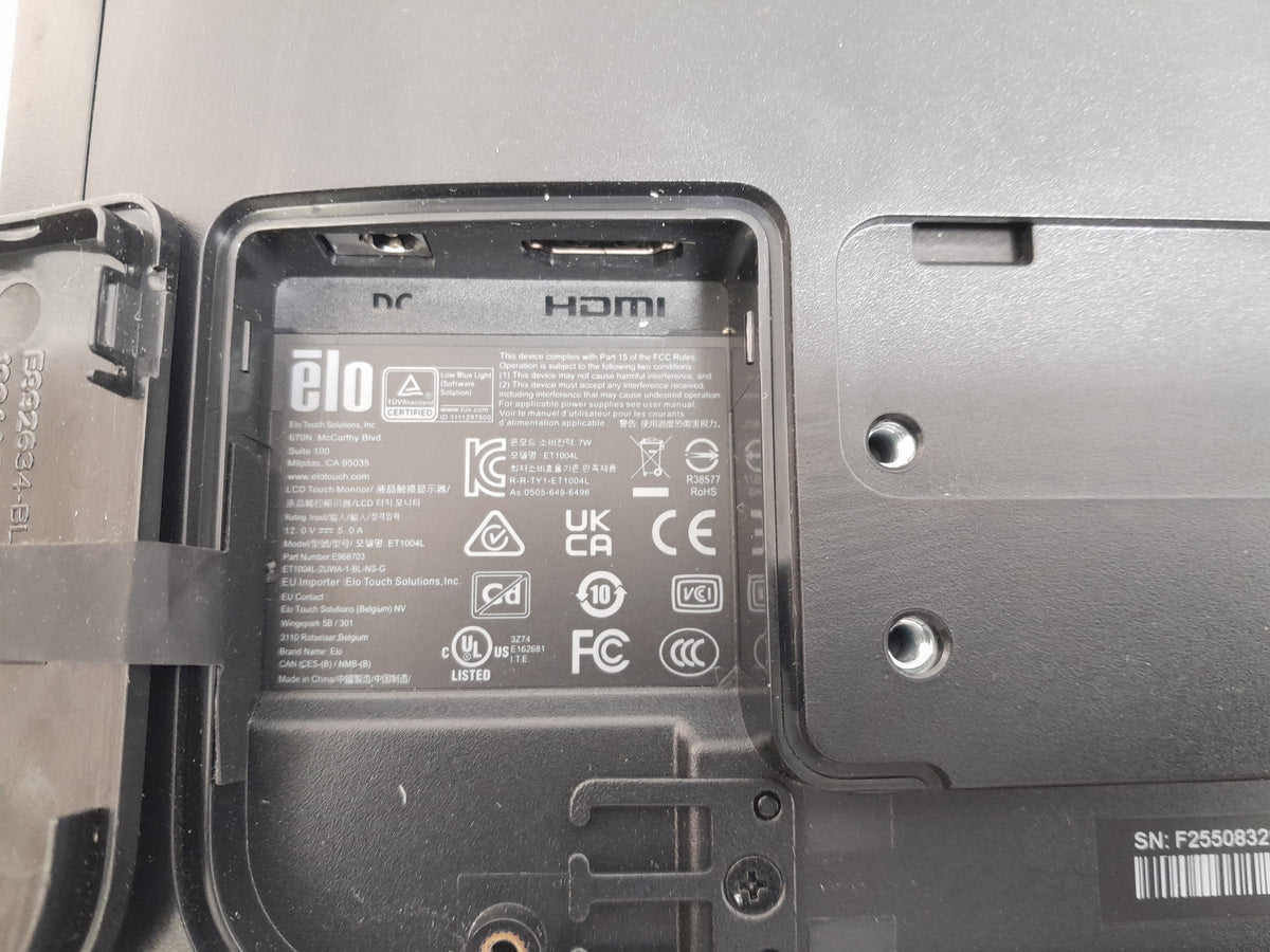 Elo Touch Solutions 1004L 10.1" Touchscreen Monitor (E968703)