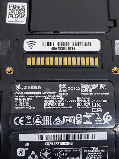 Zebra ZQ620 3-Inch Mobile Printer