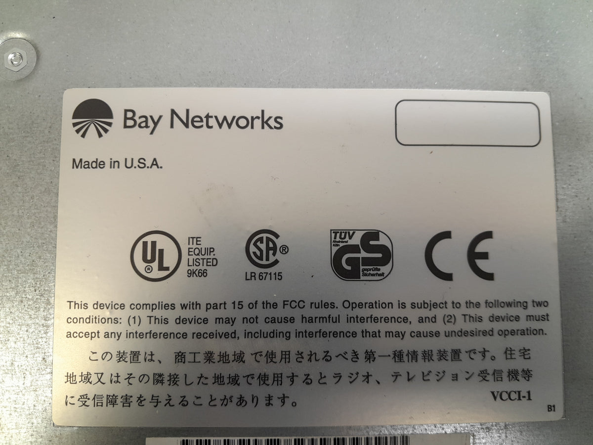 Bay Networks BayStack 102 24-Port 10BASE-T Stackable Ethernet Hub (CG1001E02)
