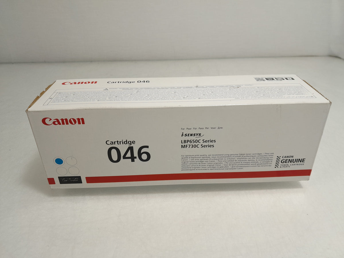 Genuine Canon 046 Cyan Toner Cartridge (1249C002) - New