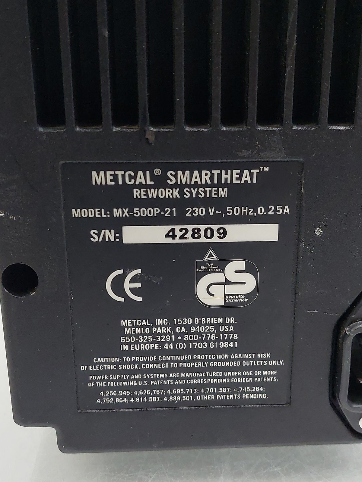 Metcal MX500P-21 Soldering/Rework System - Spares & Repairs
