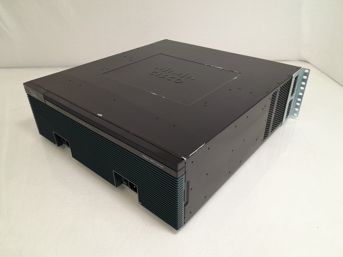 Cisco 3925 Unified Voice ISR Bundle w/ SPE100 - Dual PWR AC - VWIC3-2MFT - 192-Ch DSP