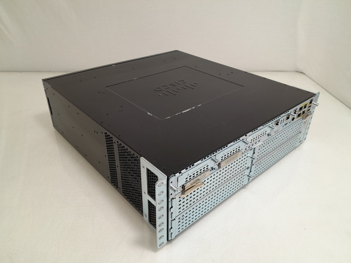 Cisco 3925 Unified Voice ISR Bundle w/ SPE100 - Dual PWR AC - VWIC3-2MFT - 192-Ch DSP