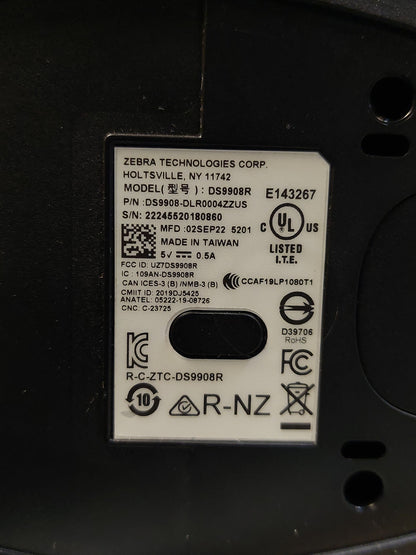 Zebra DS9908-DLR0004ZZUS DS9908R Hybrid Presentation Scanner