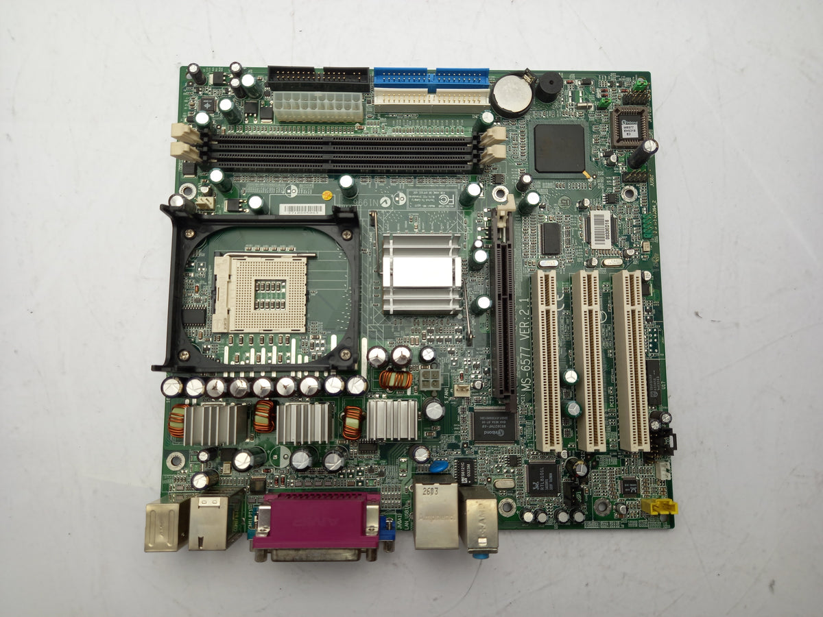 MicroStar MS-6577 Socket 478 Motherboard With IO Shield 5187-3670