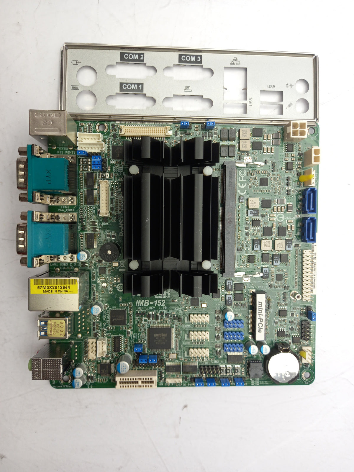 ASRock IMB-152 Industrial Motherboard Mini-ITX J1900 With I/O Shield
