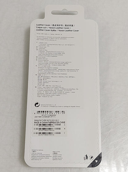 Samsung EF-VF711 Black Leather Cover Galaxy Z Flip3 5G