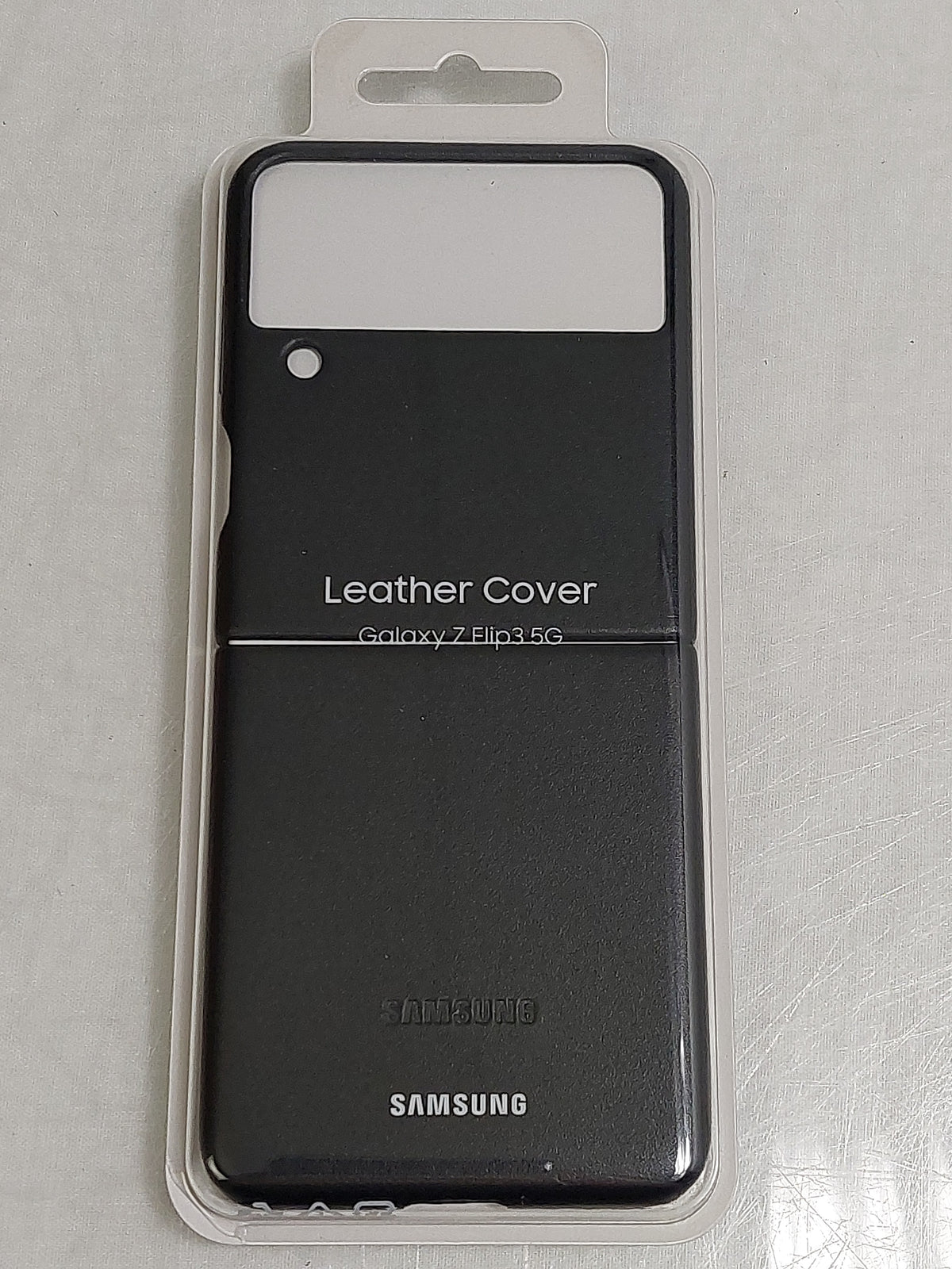 Samsung EF-VF711 Black Leather Cover Galaxy Z Flip3 5G