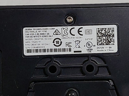 Zebra CRD-ET5X-1SCOM1 ET5X 1-Slot Charge and Communication Dock