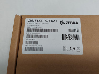 Zebra CRD-ET5X-1SCOM1 ET5X 1-Slot Charge and Communication Dock