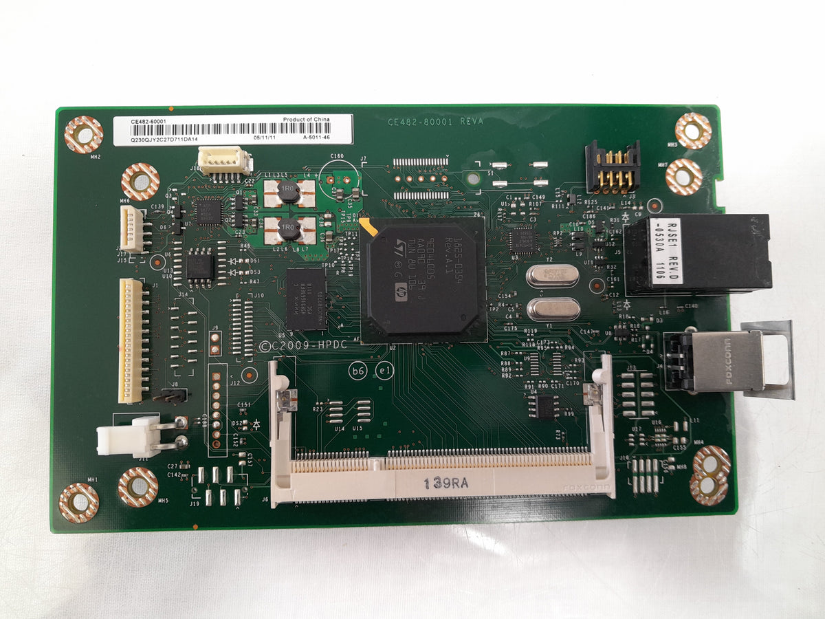 HP LaserJet Pro CP1525 Series Main Logic Formatter Board (Part: CE482-60001)