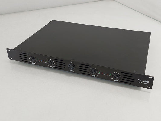 Pulse PLA4350D 19″ 1U 4 Channel Class-D Audio Power Amplifier, 4x350W RMS